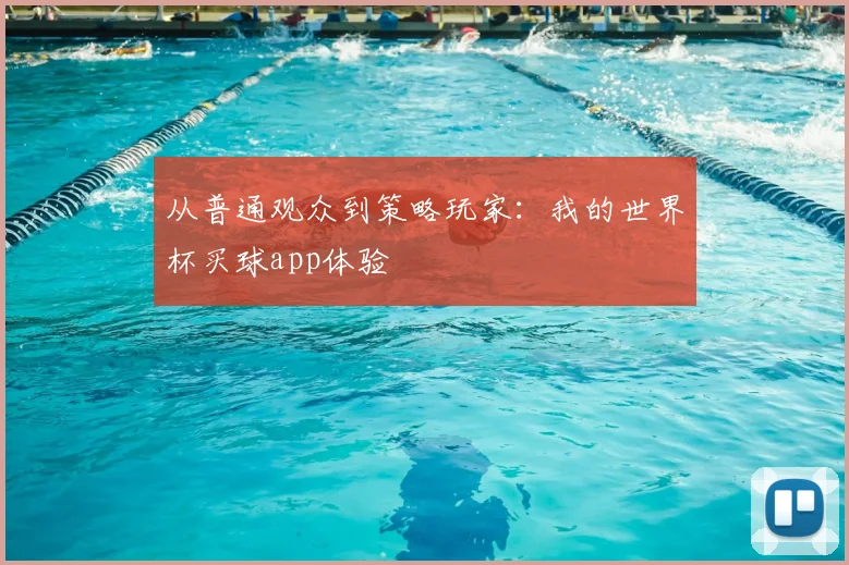 从普通观众到策略玩家：我的世界杯买球app体验